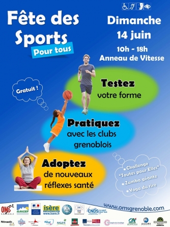 Semaine Sport Santé du 8 au 14 juin à Grenoble